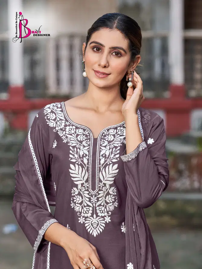 Status Vol 3 By Bhavi Rayon Designer Kurti With Bottom Dupatta Wholesale Price In Surat